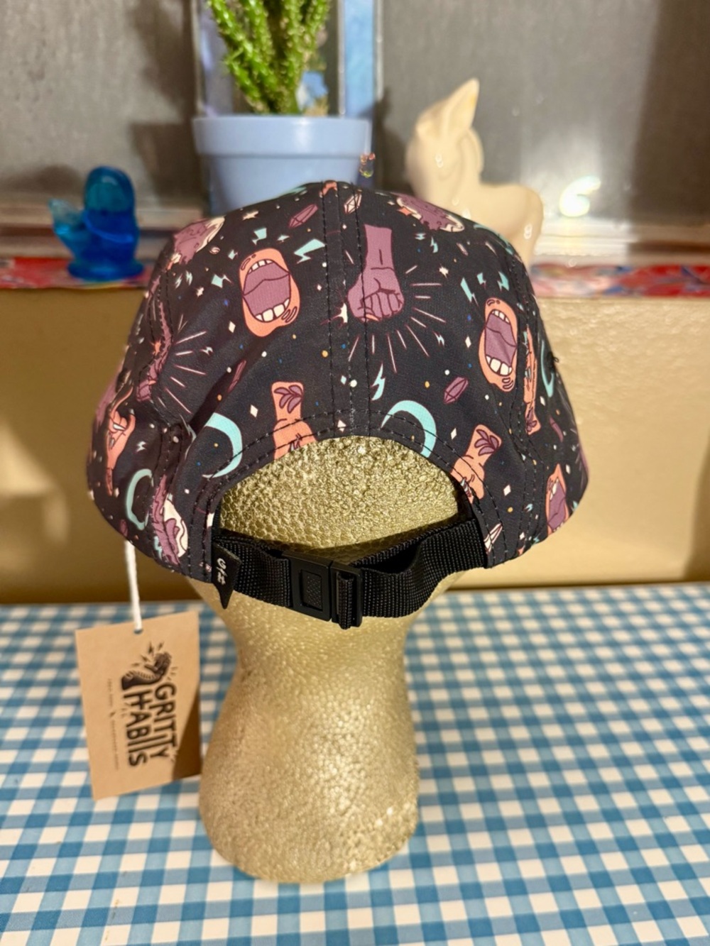 Gritty Habits x Ground Keeper 5-Panel Hat Cap NWT Graphic SnapBack Cap - Picture 2 of 5